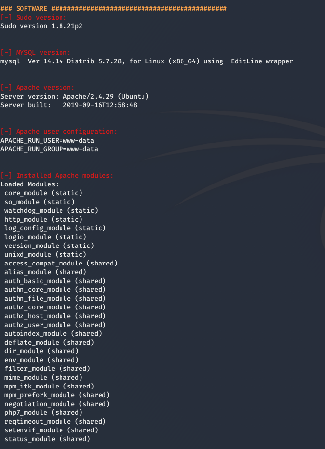 LinEnum Software Information