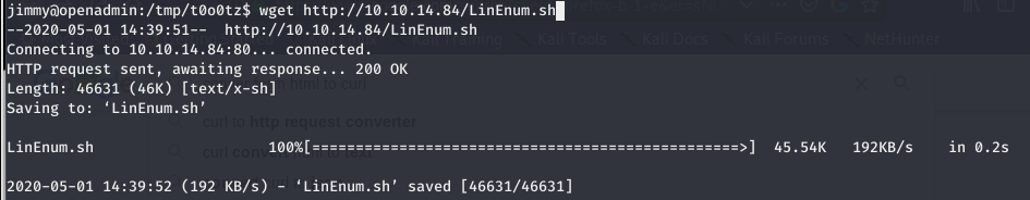 Retrieve LinEnum