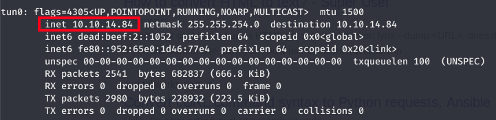 ifconfig